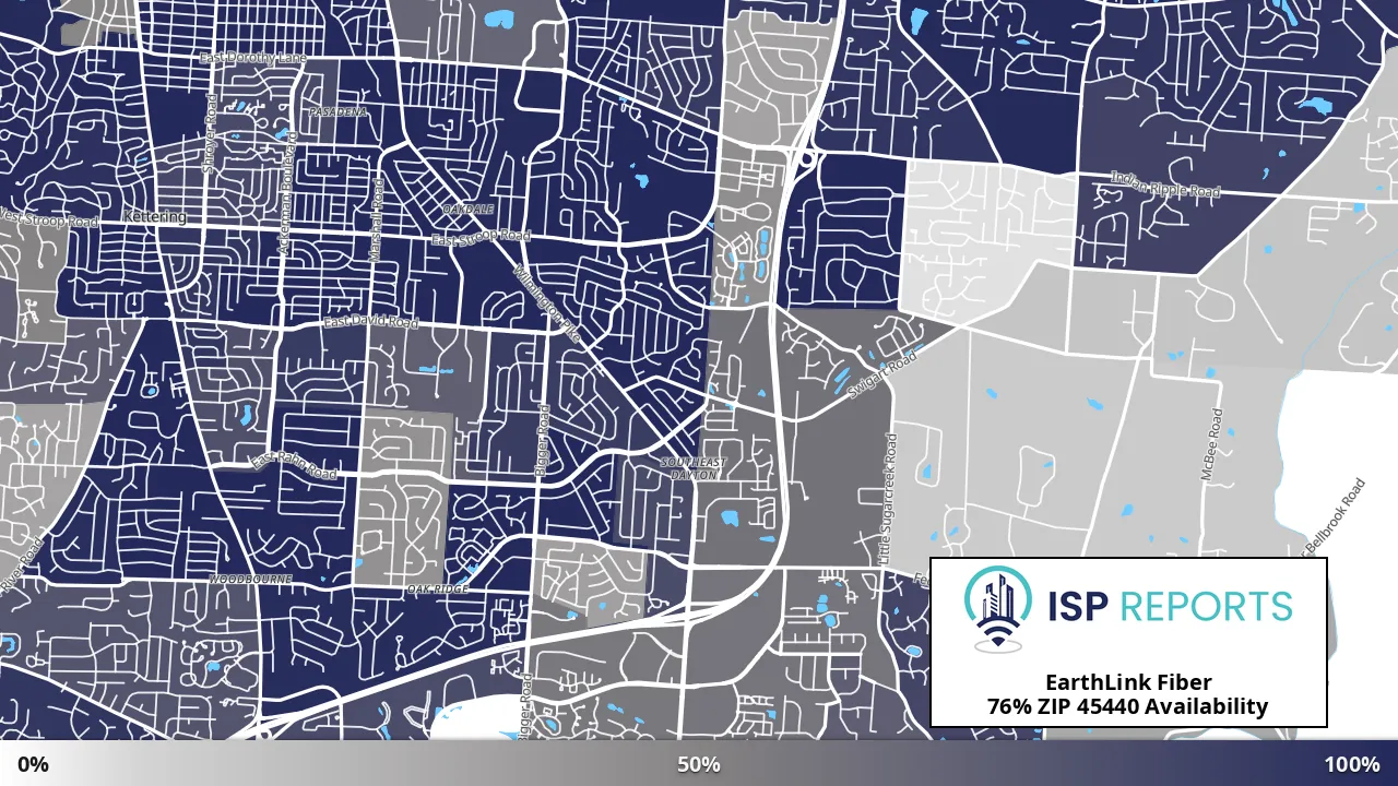 45440, OH map of internet availability