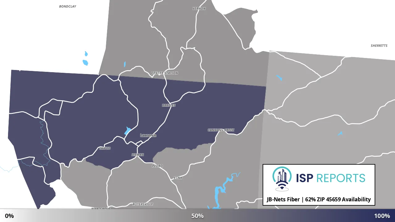 45659, OH map of internet availability