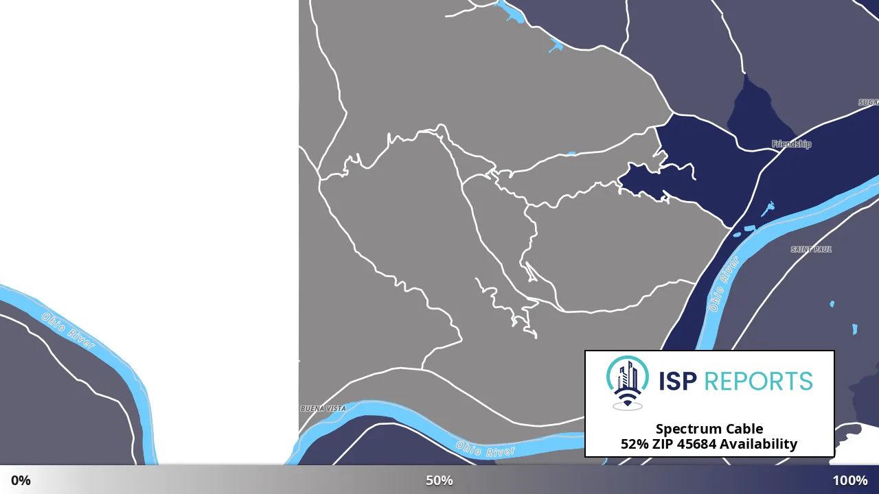 45684, OH map of internet availability