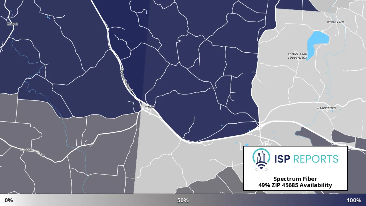 45685, OH map of internet availability