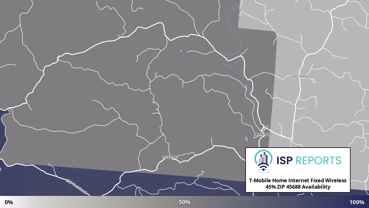 45688, OH map of internet availability