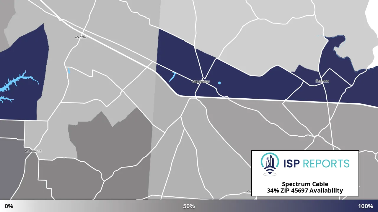 45697, OH map of internet availability