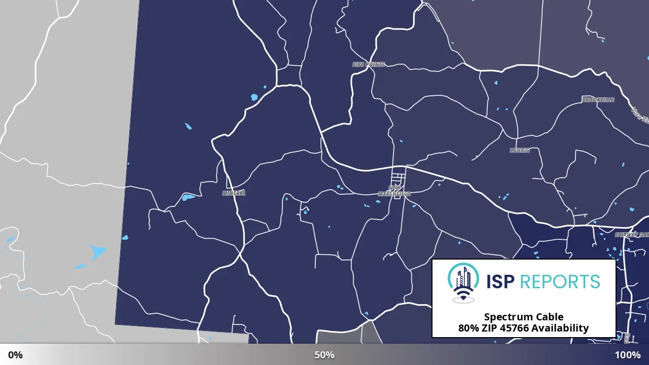 45766, OH map of internet availability