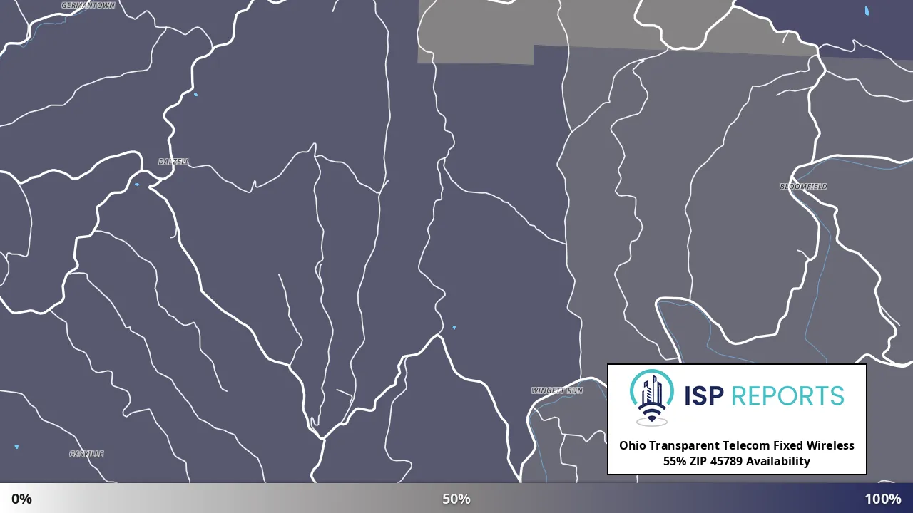 45789, OH map of internet availability