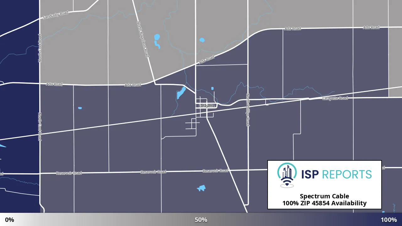45854, OH map of internet availability