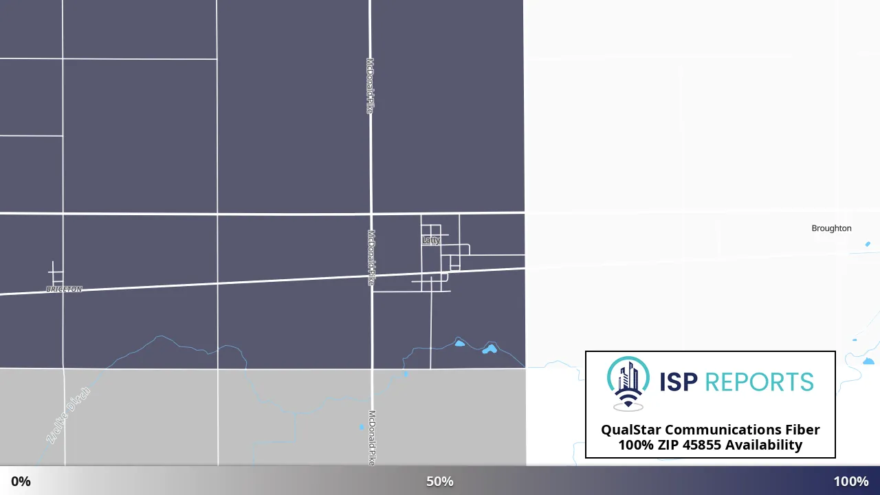 45855, OH map of internet availability