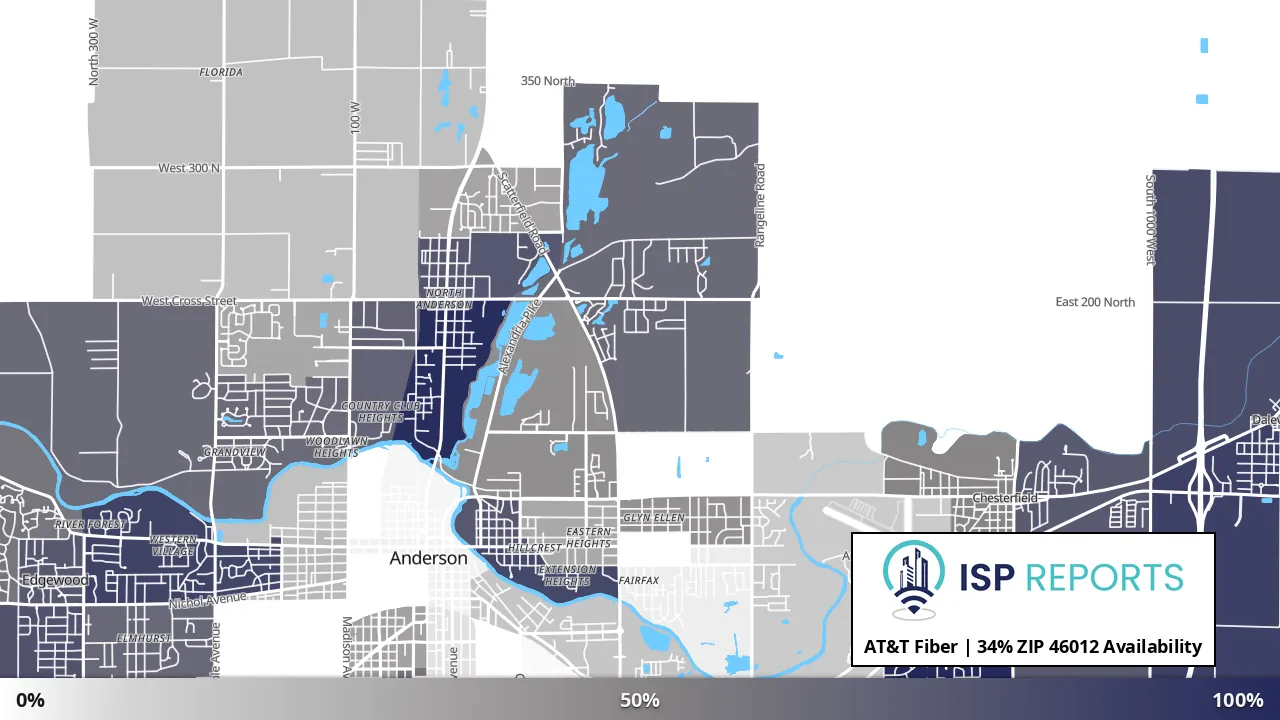 46012, IN map of internet availability