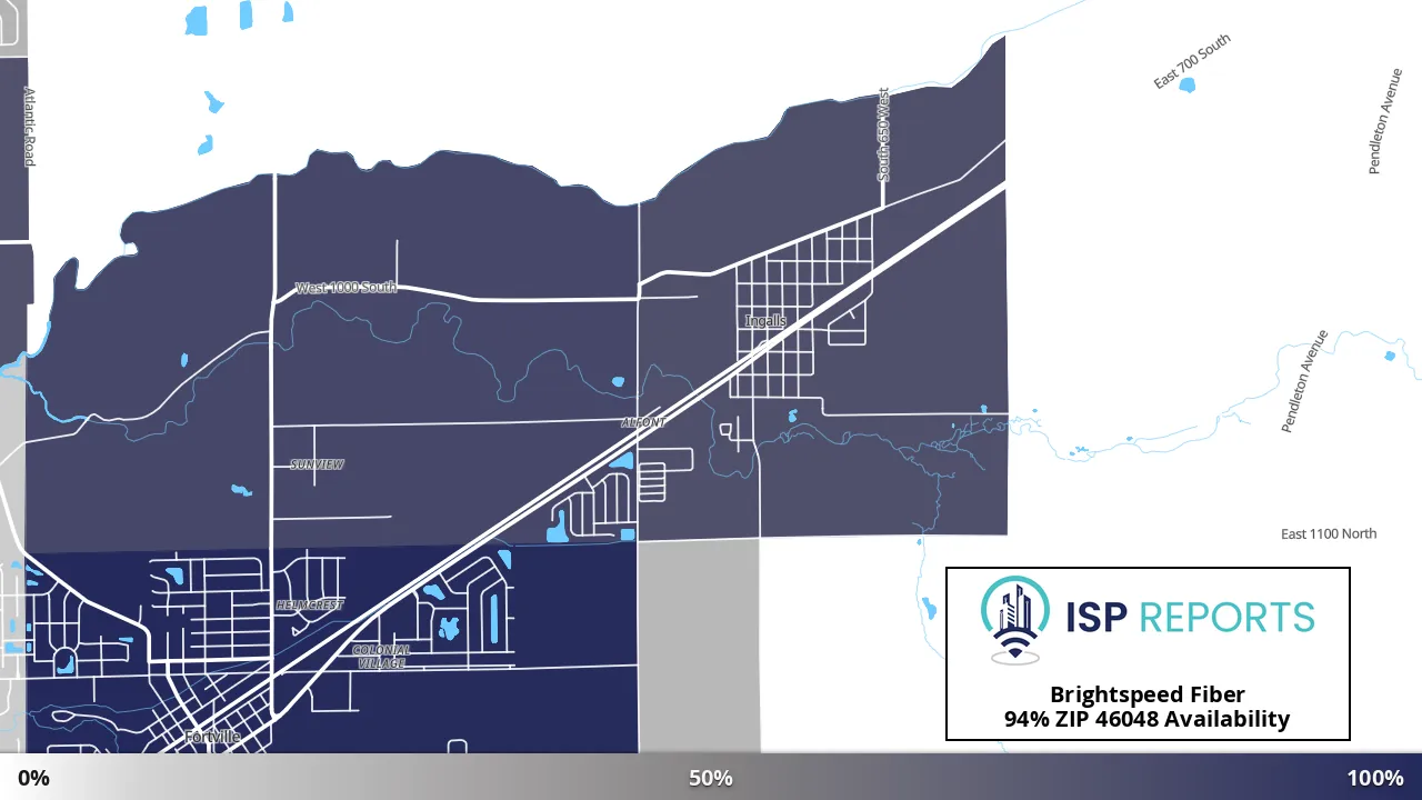 46048, IN map of internet availability