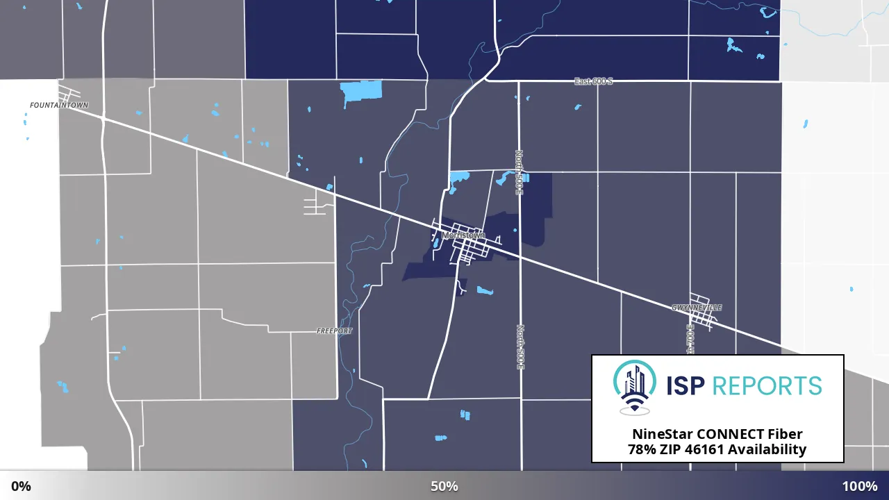 46161, IN map of internet availability