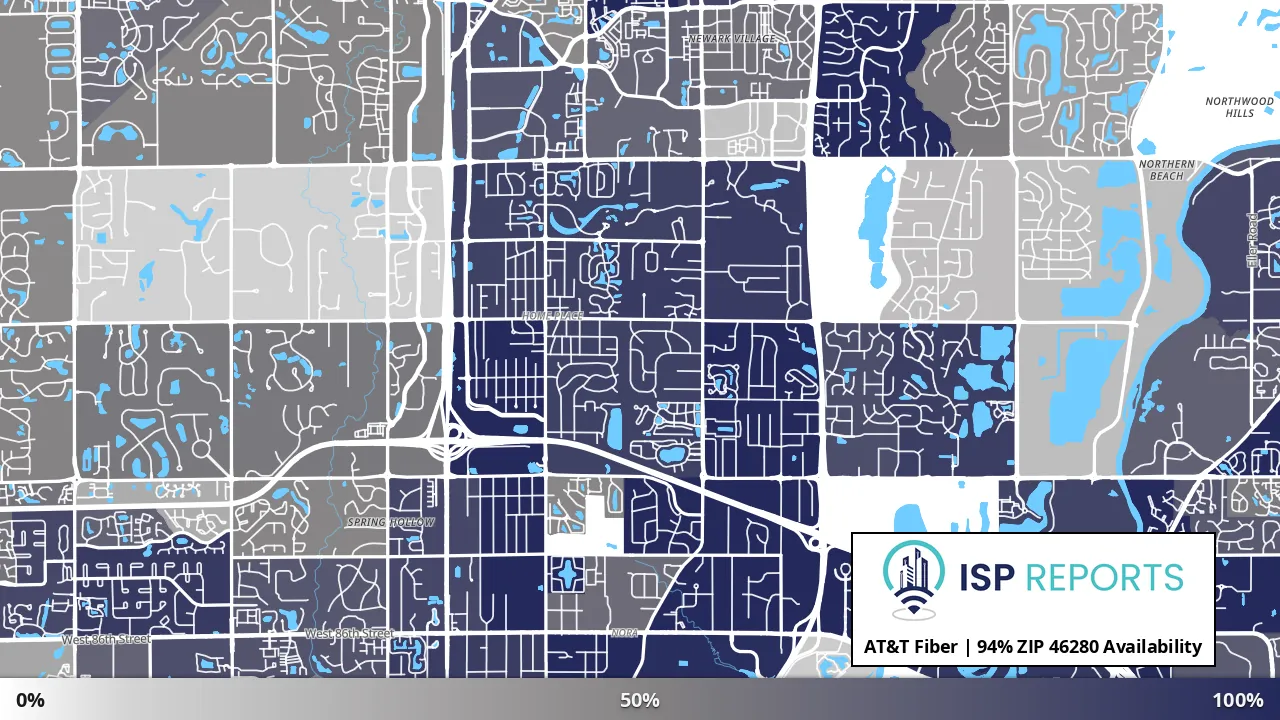 46280, IN map of internet availability