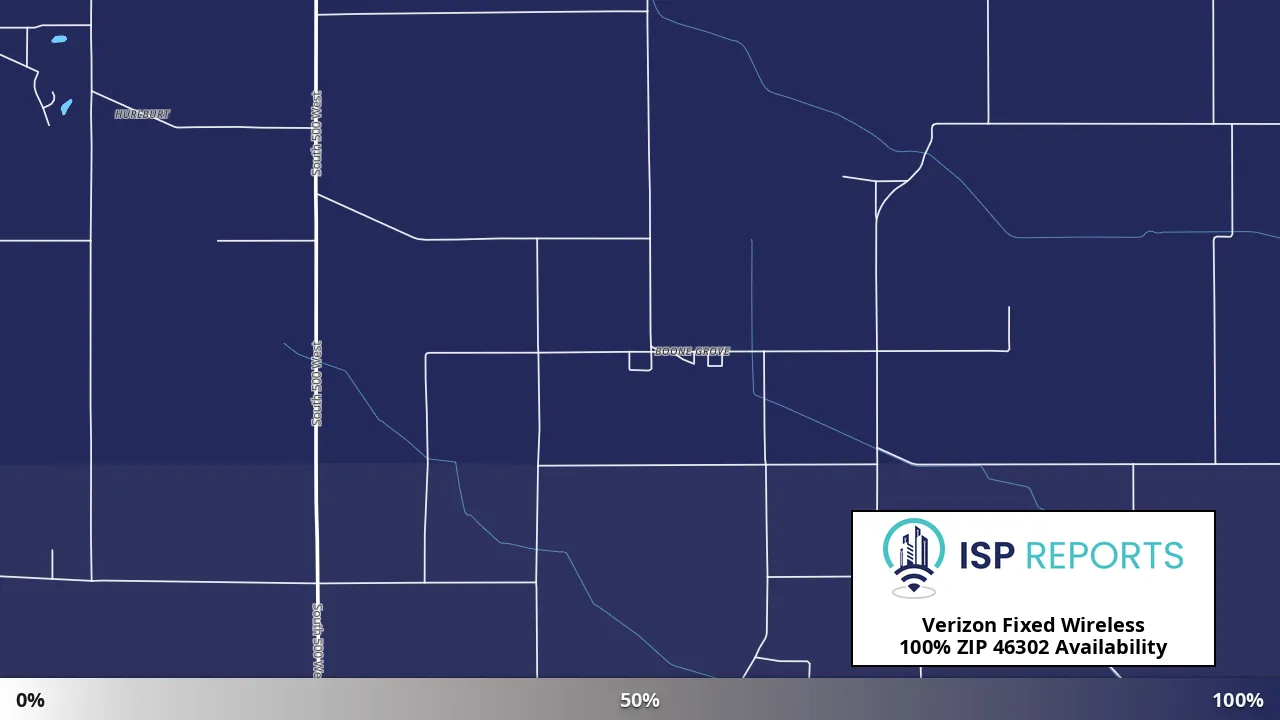 46302, IN map of internet availability