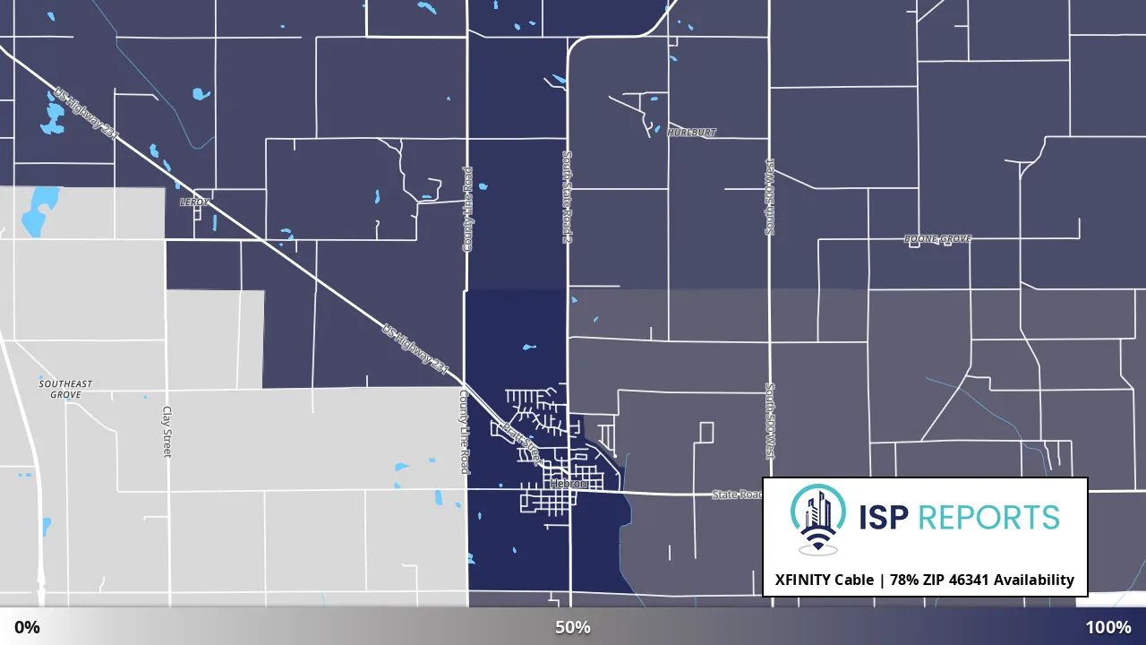 46341, IN map of internet availability