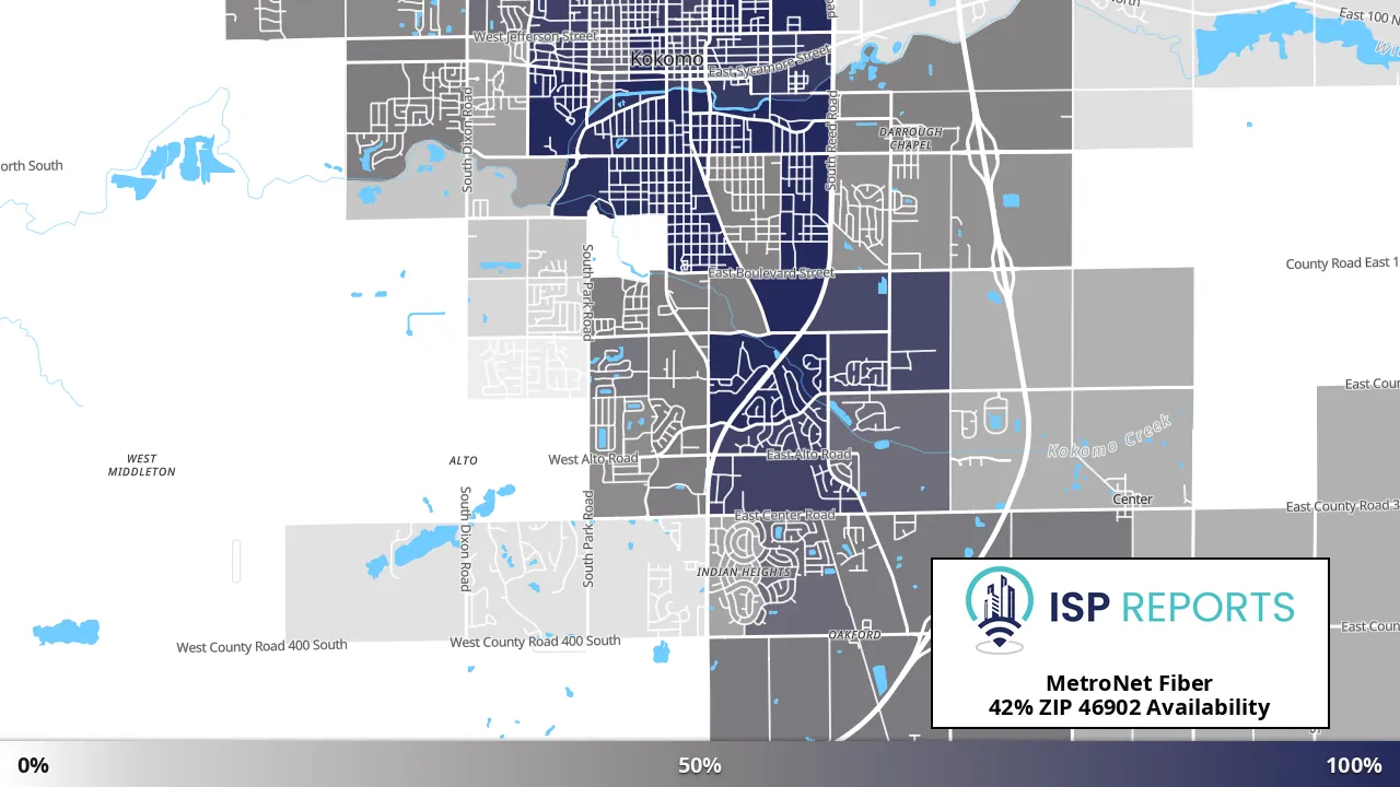 46902, IN map of internet availability