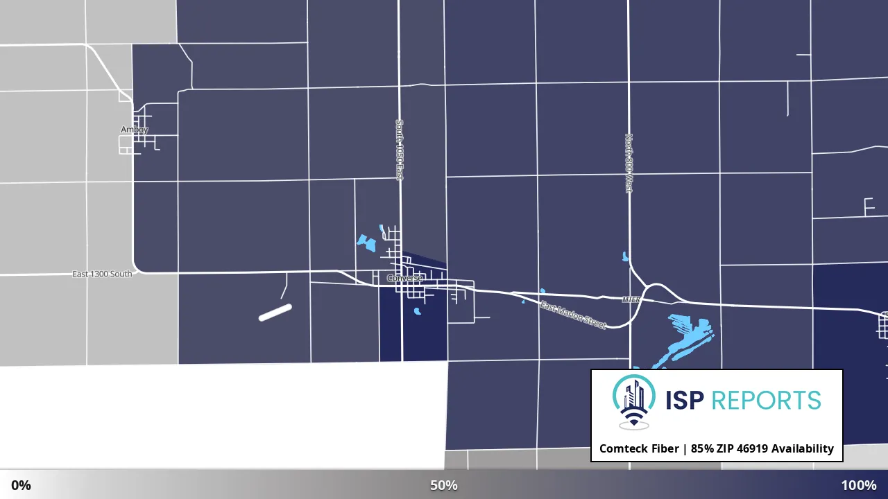 46919, IN map of internet availability