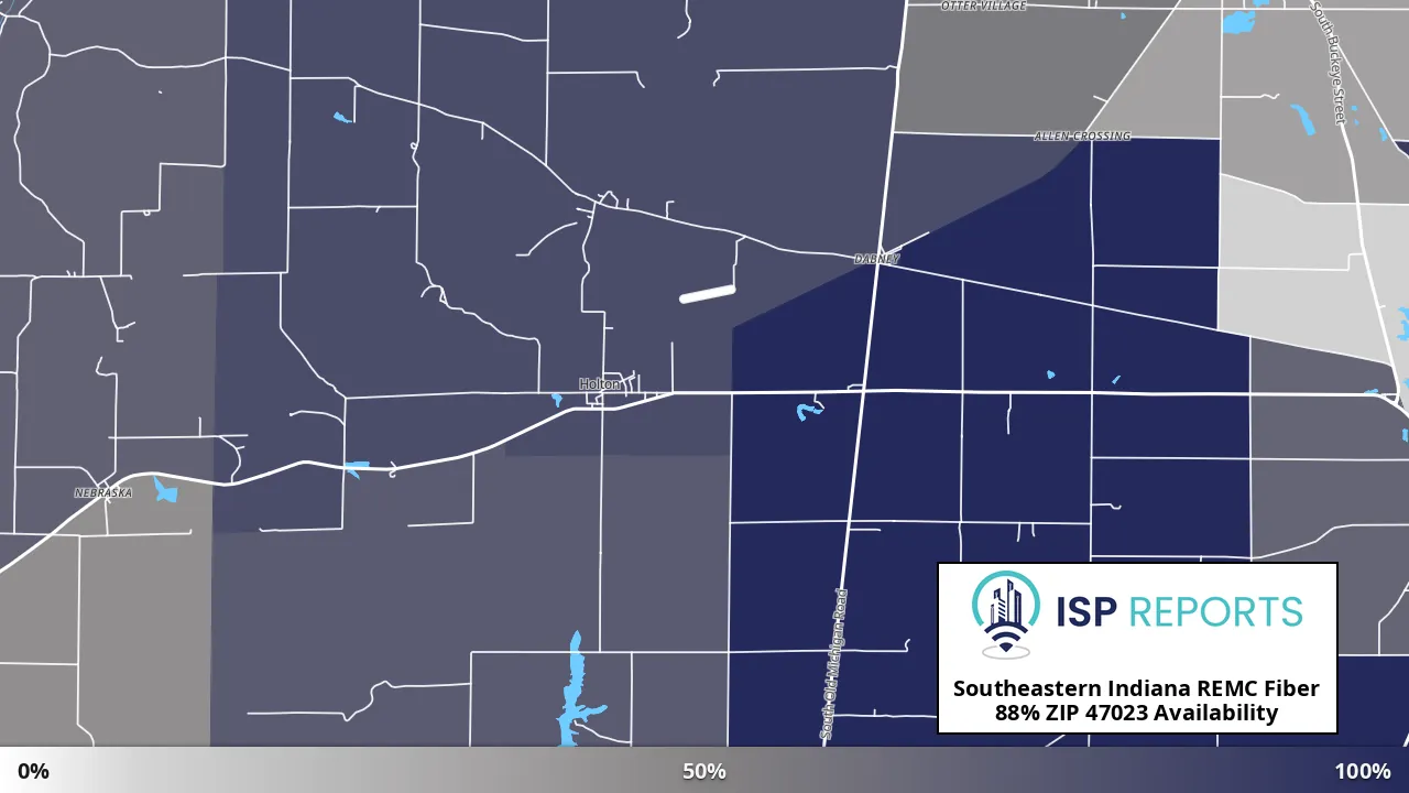 47023, IN map of internet availability