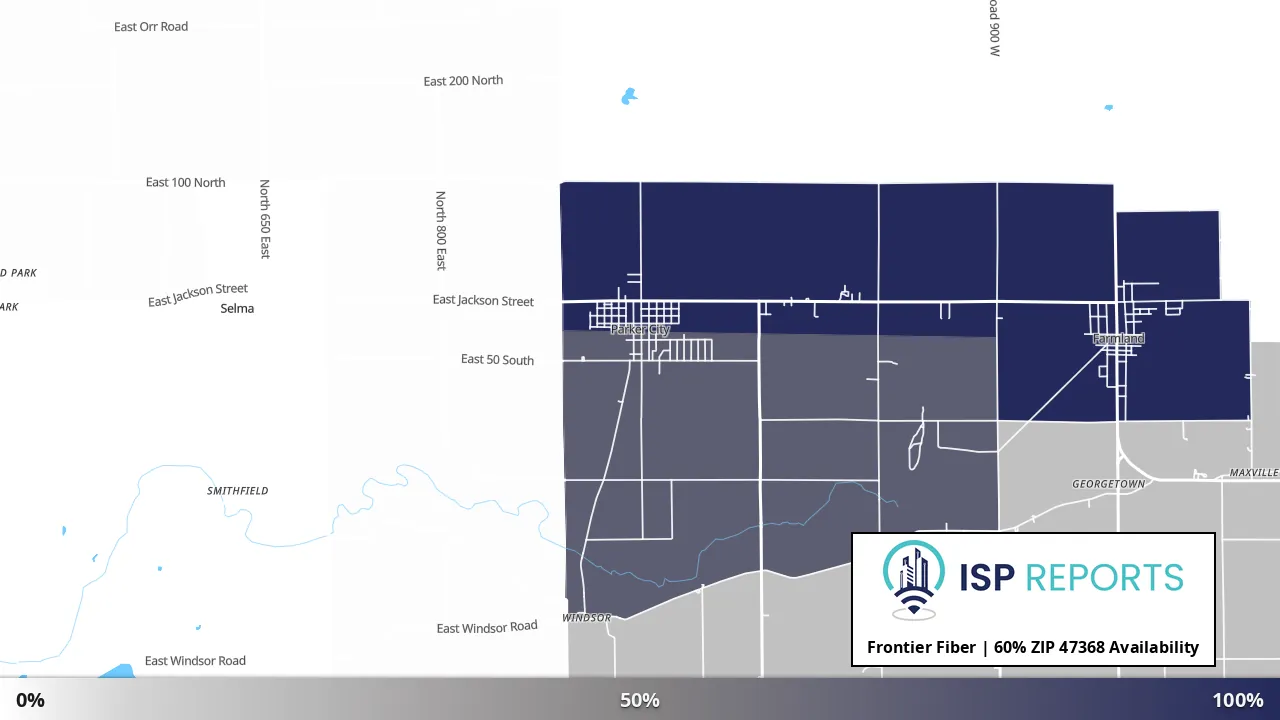 47368, IN map of internet availability