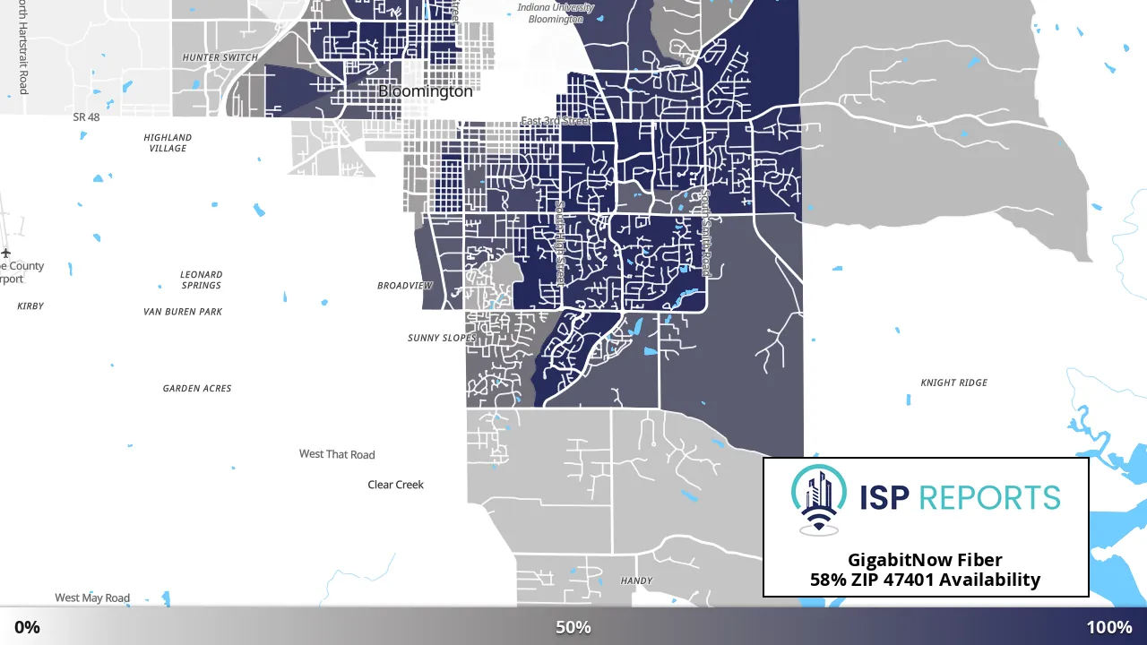 47401, IN map of internet availability