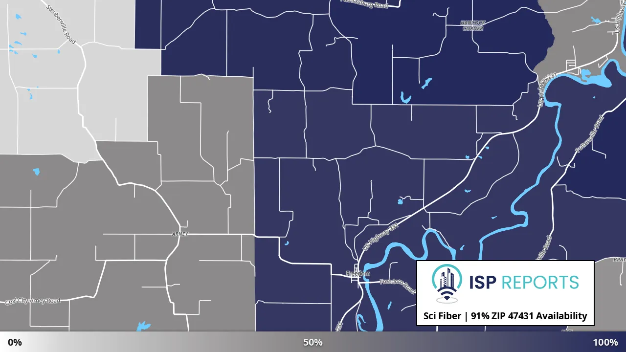 47431, IN map of internet availability
