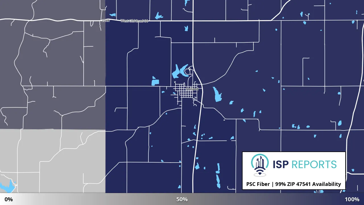 47541, IN map of internet availability
