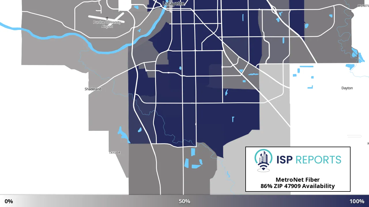 47909, IN map of internet availability