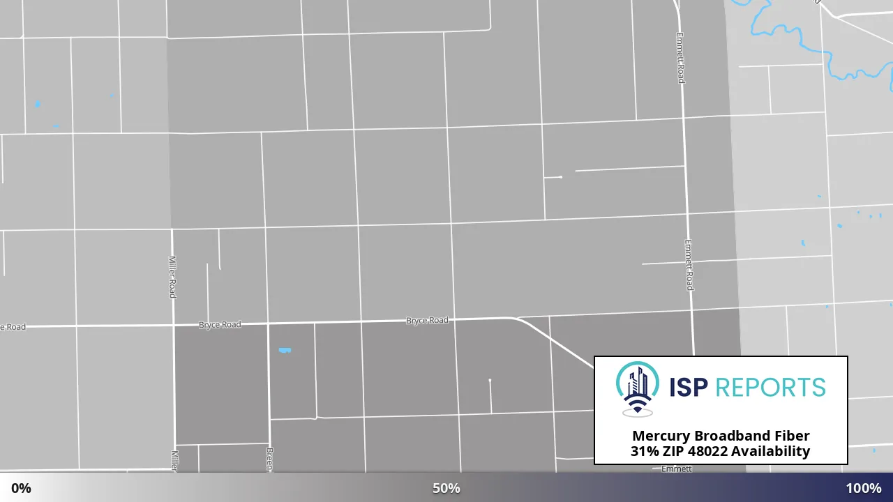 48022, MI map of internet availability