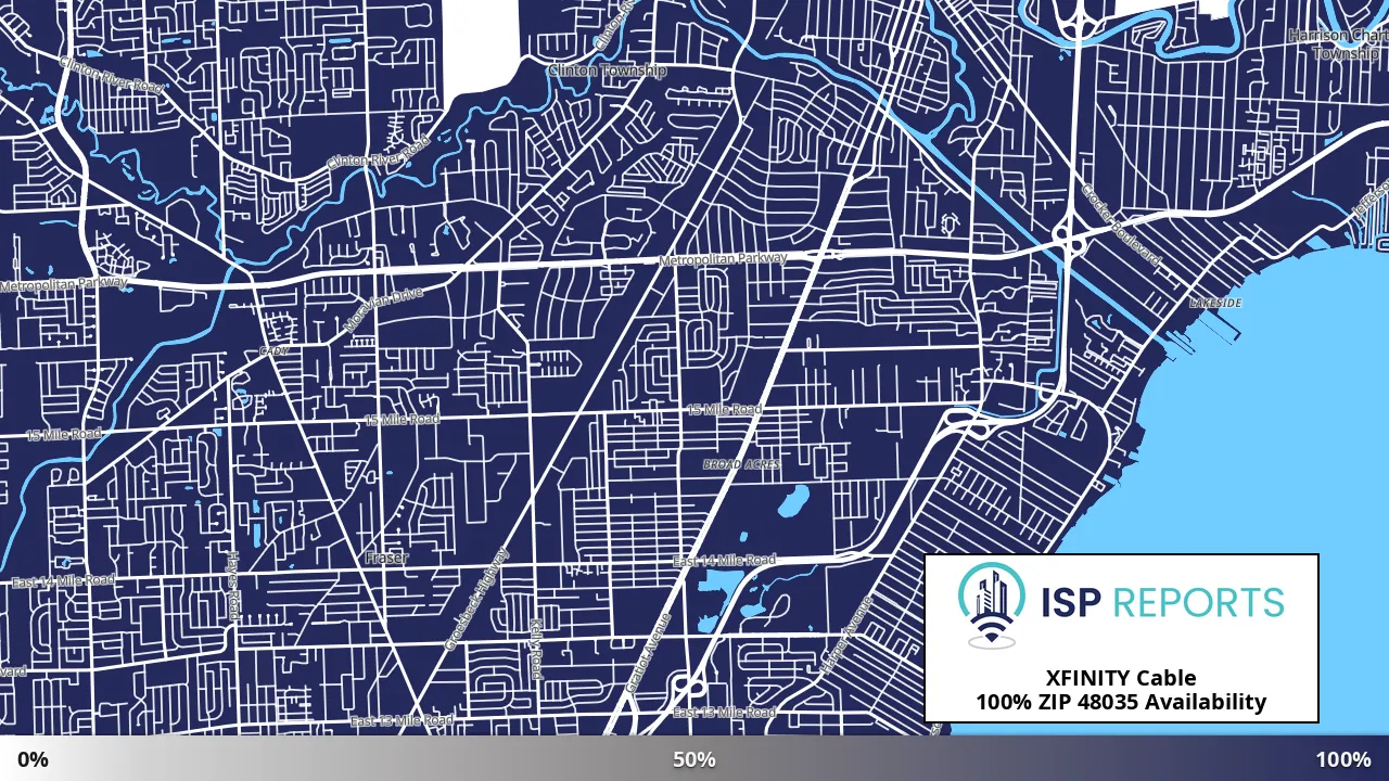 48035, MI map of internet availability