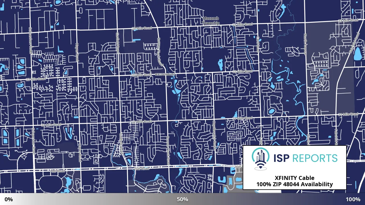 48044, MI map of internet availability