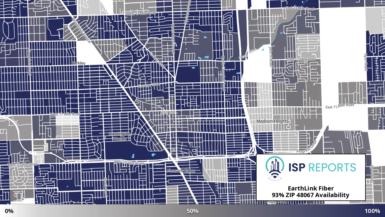 48067, MI map of internet availability
