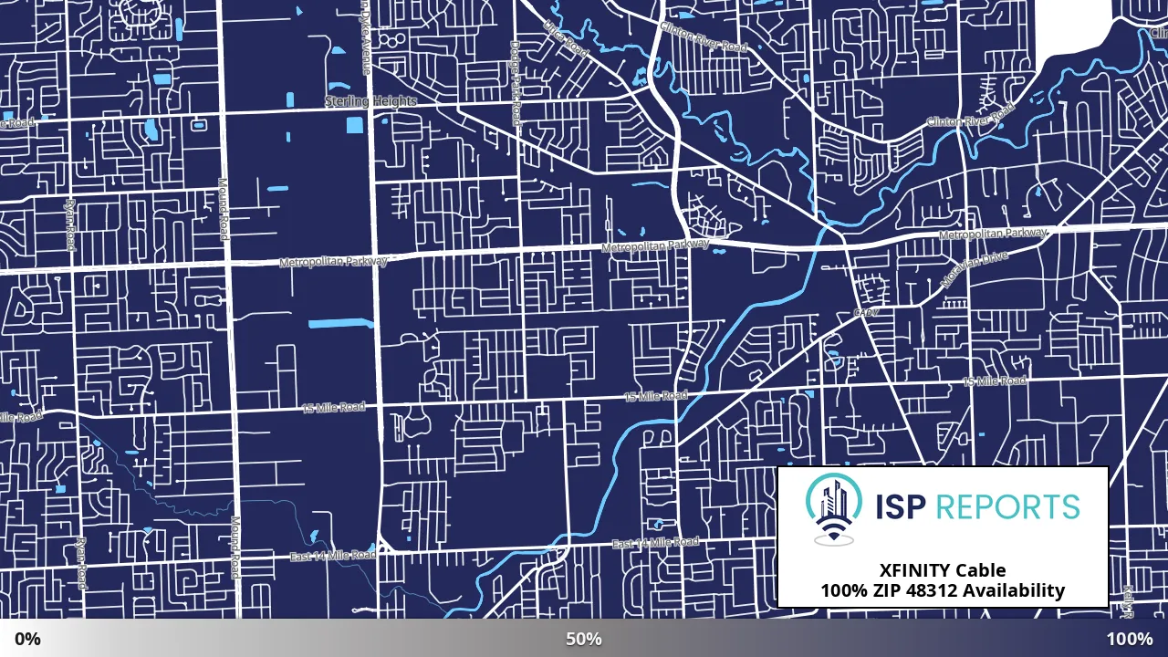 48312, MI map of internet availability