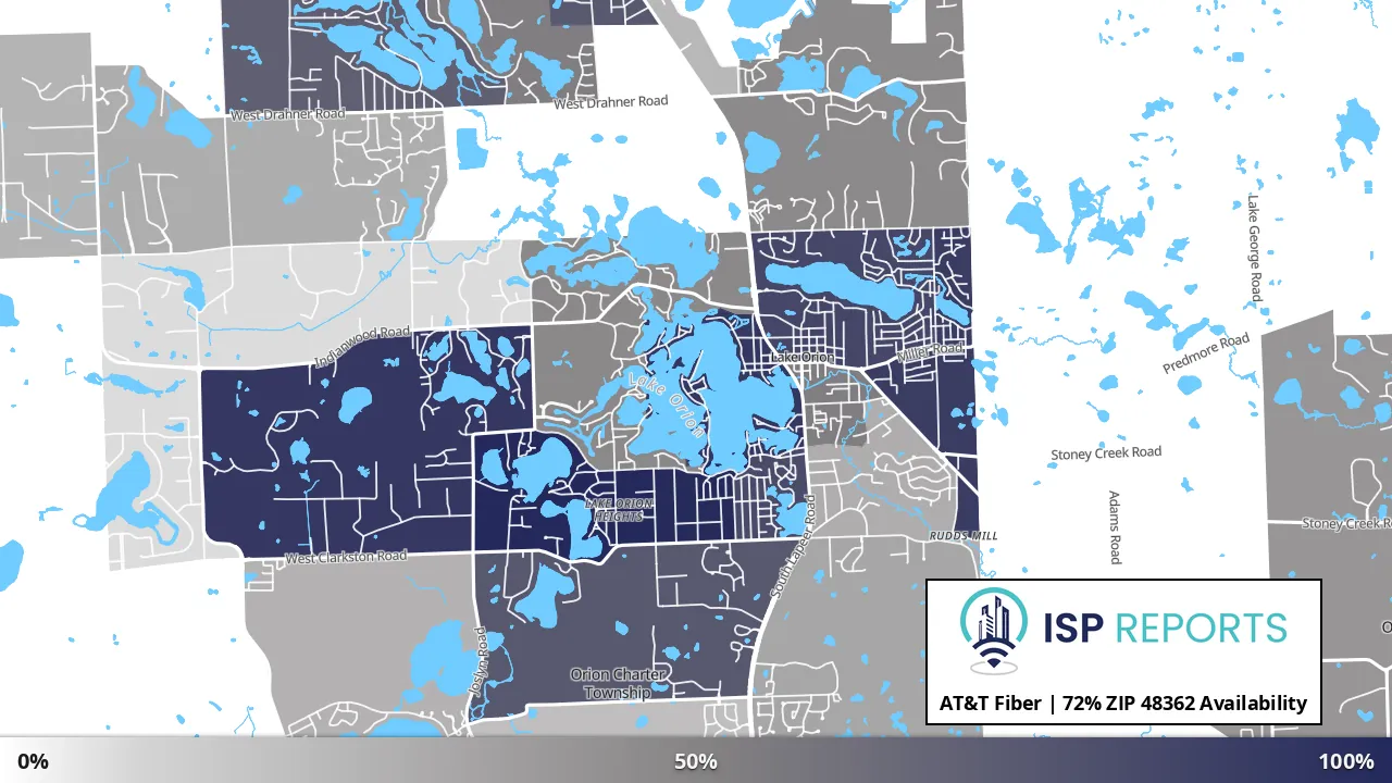 48362, MI map of internet availability