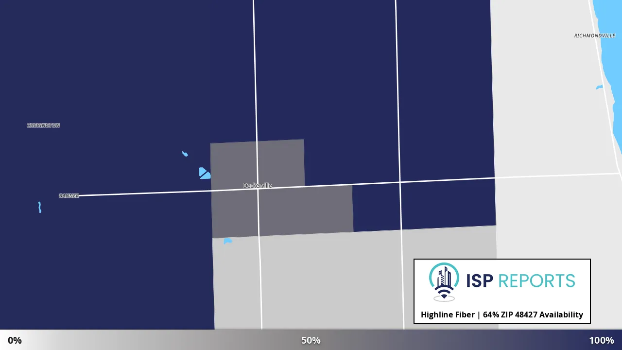 48427, MI map of internet availability