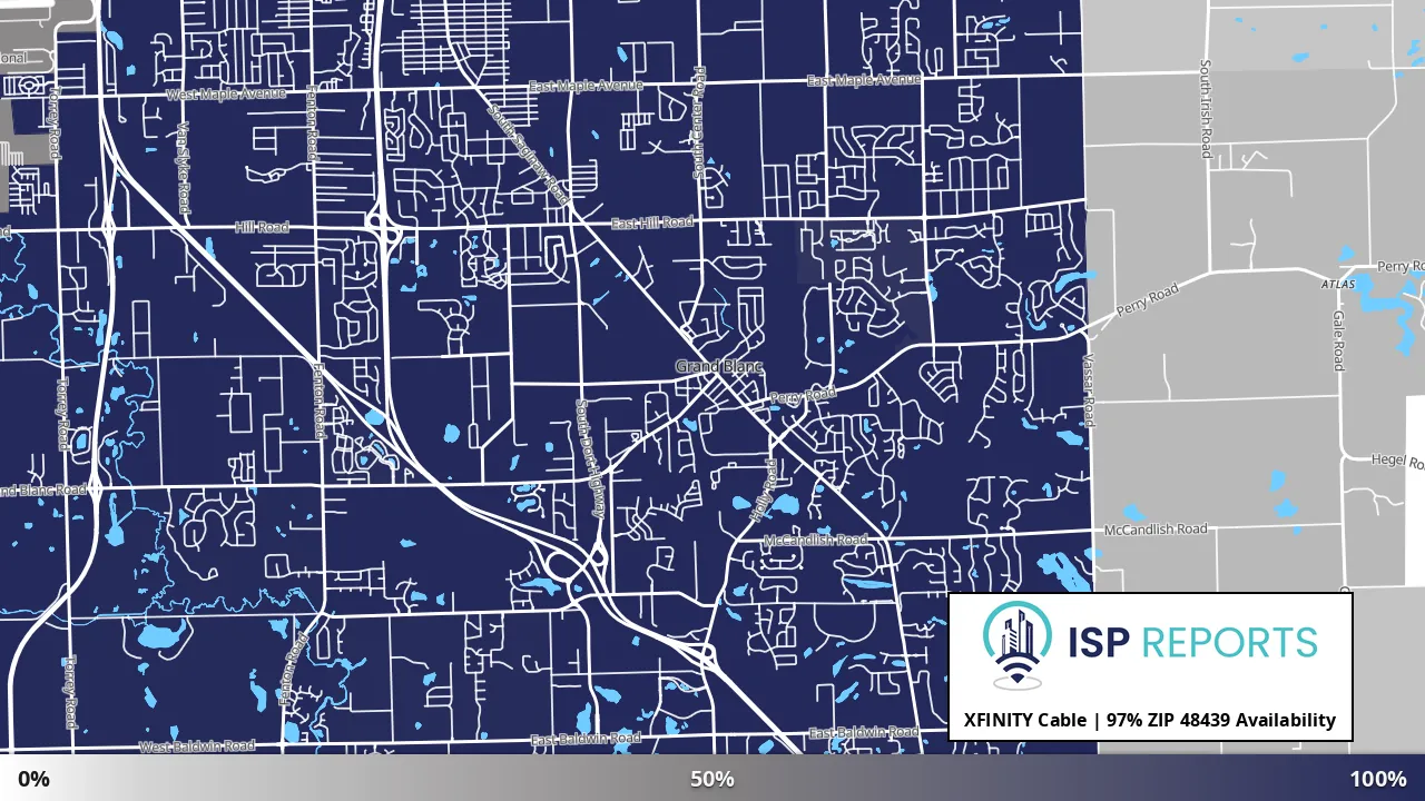 48439, MI map of internet availability
