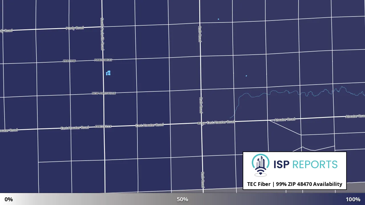 48470, MI map of internet availability