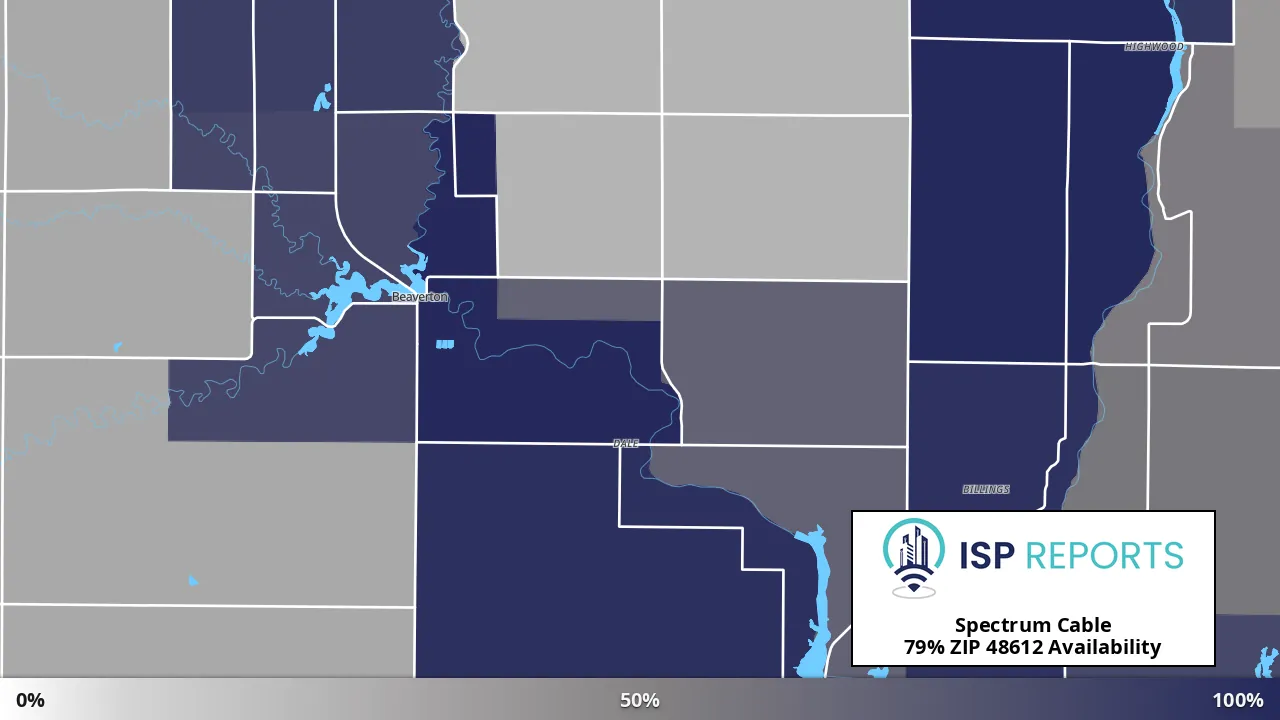 48612, MI map of internet availability