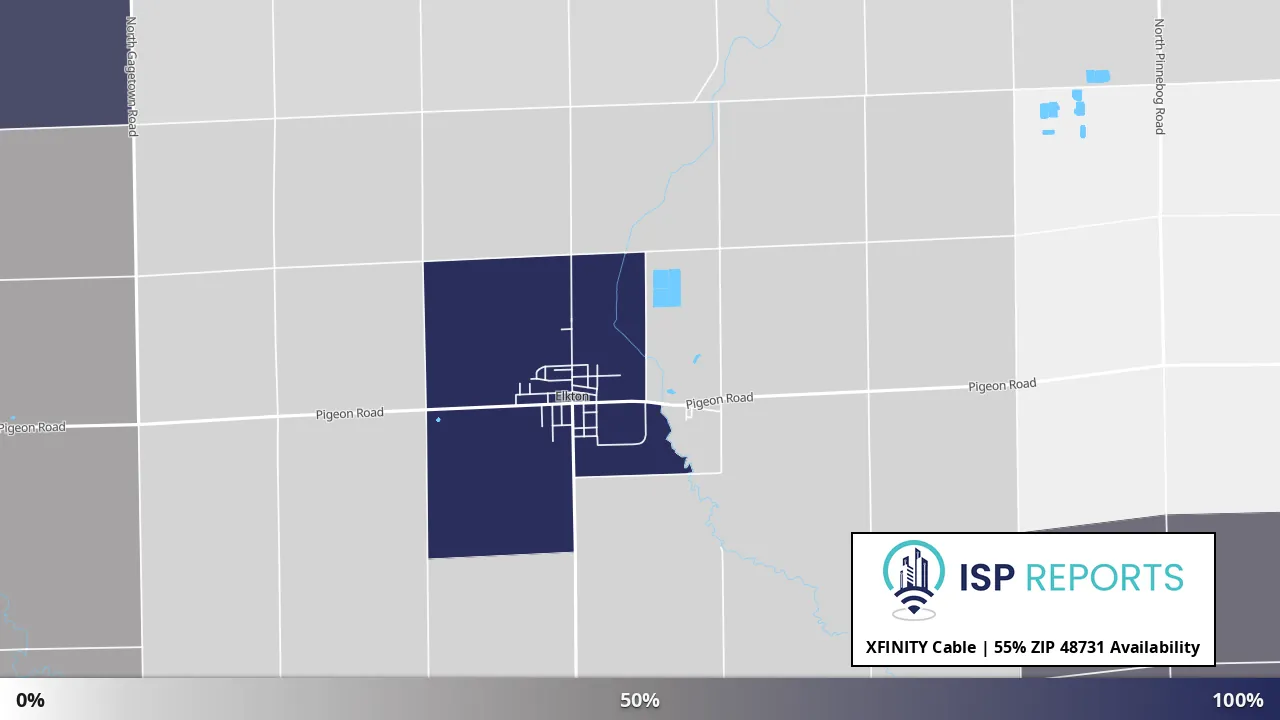 48731, MI map of internet availability