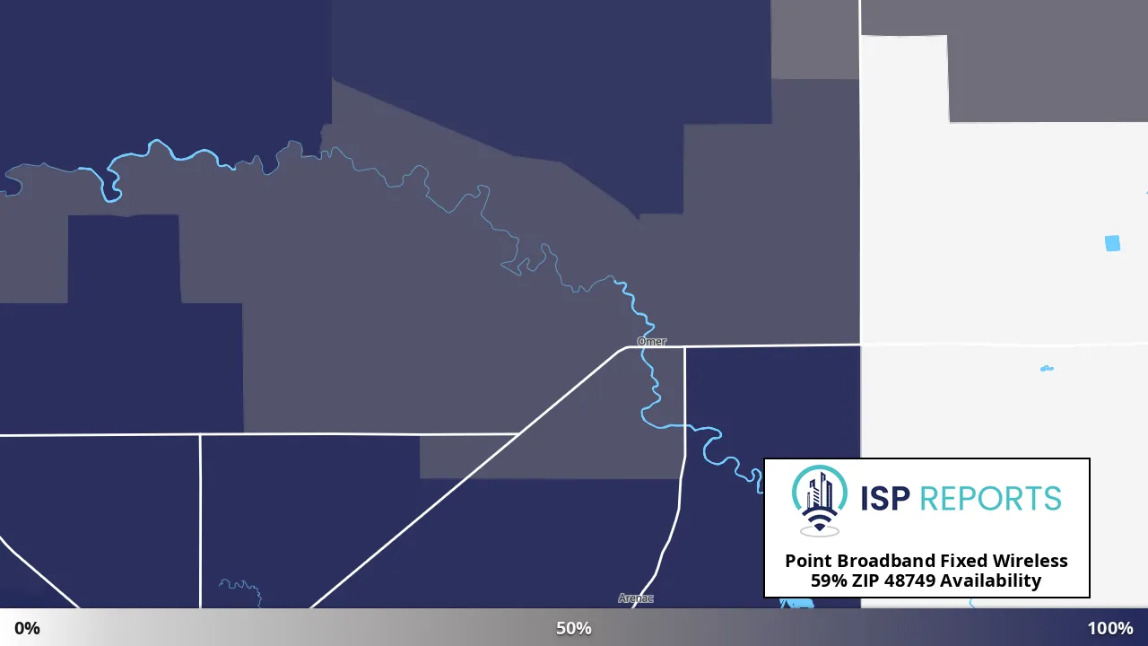 48749, MI map of internet availability