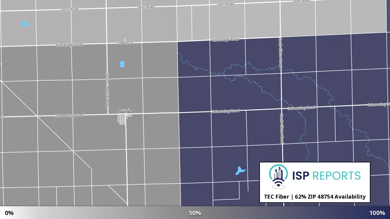 48754, MI map of internet availability