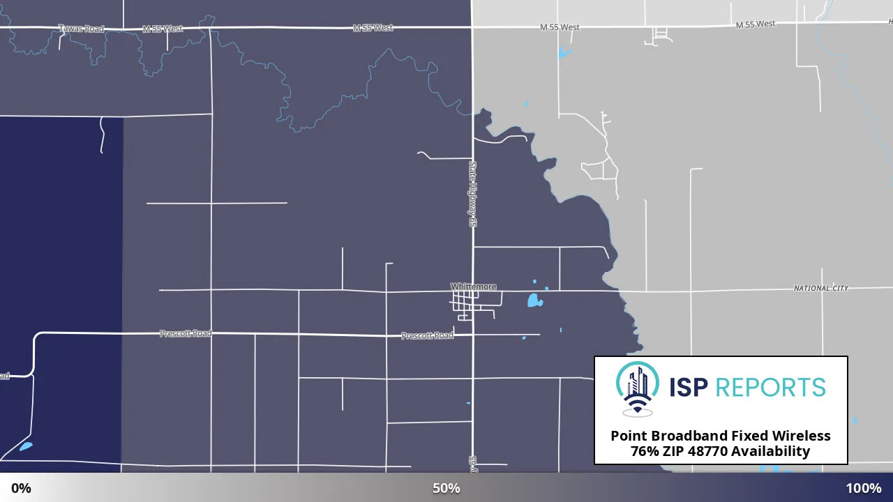48770, MI map of internet availability