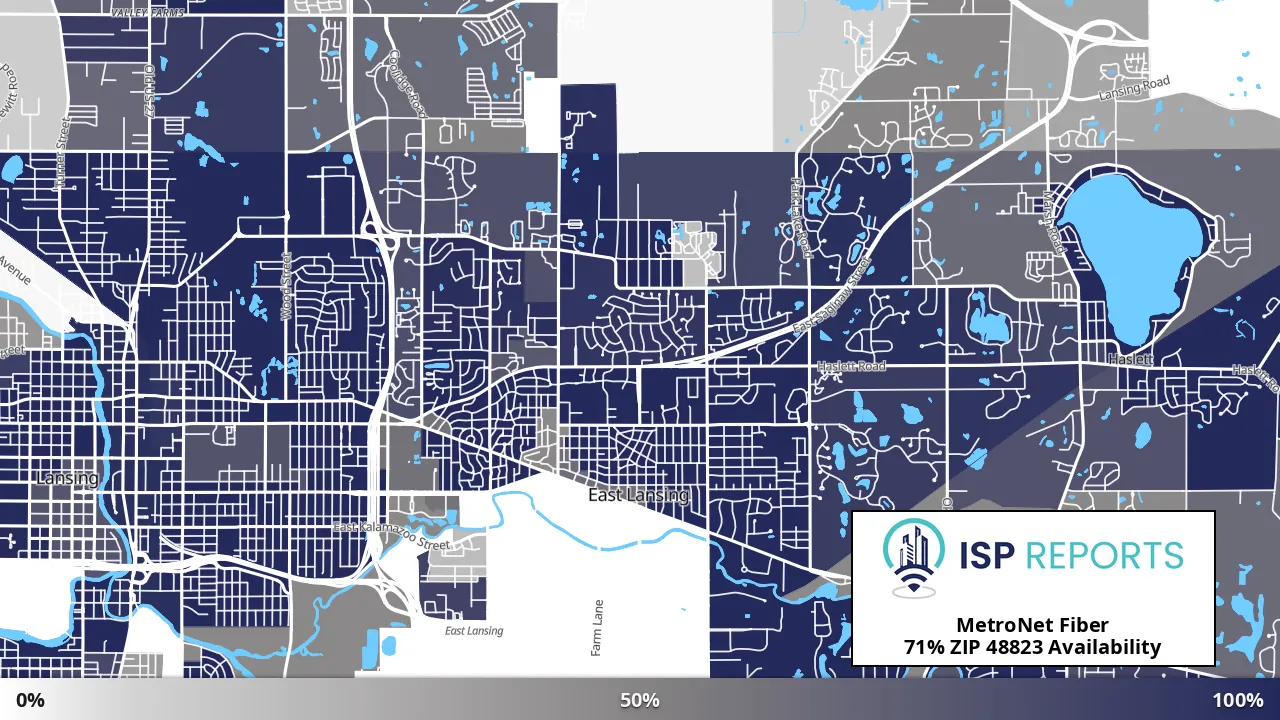 48823, MI map of internet availability