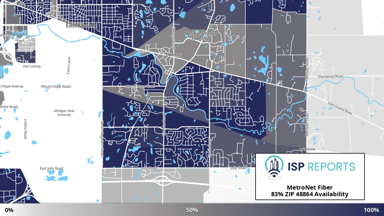48864, MI map of internet availability