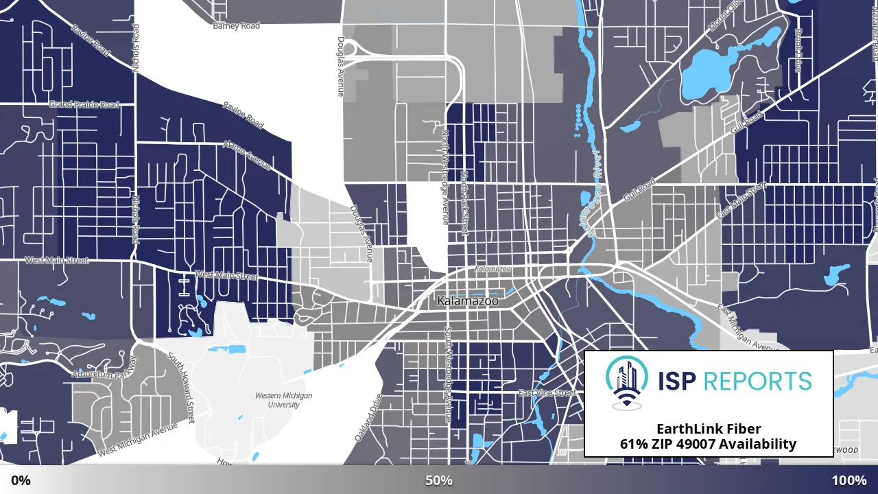49007, MI map of internet availability