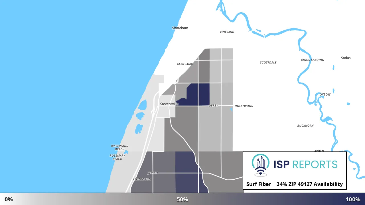 49127, MI map of internet availability