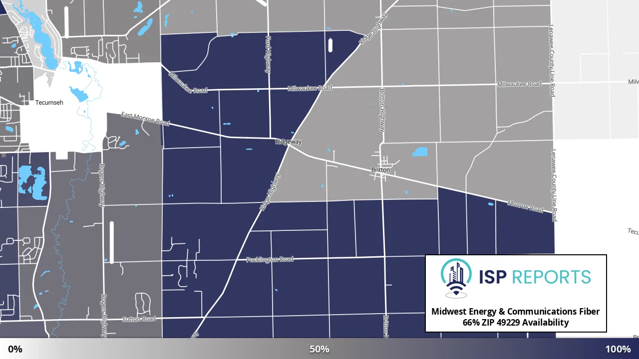 49229, MI map of internet availability