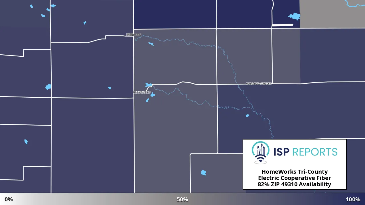 49310, MI map of internet availability