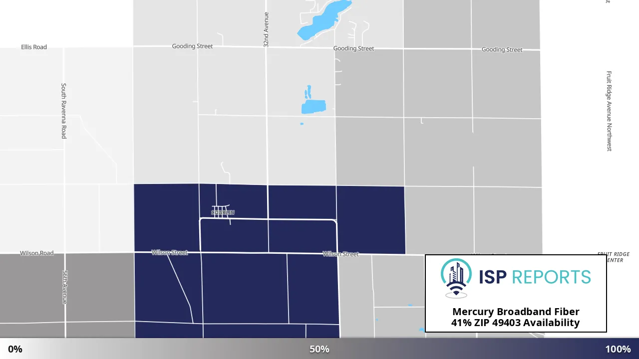 49403, MI map of internet availability