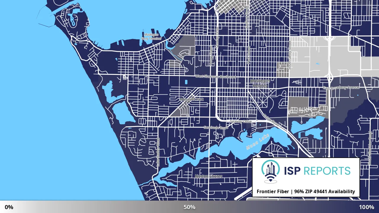 49441, MI map of internet availability