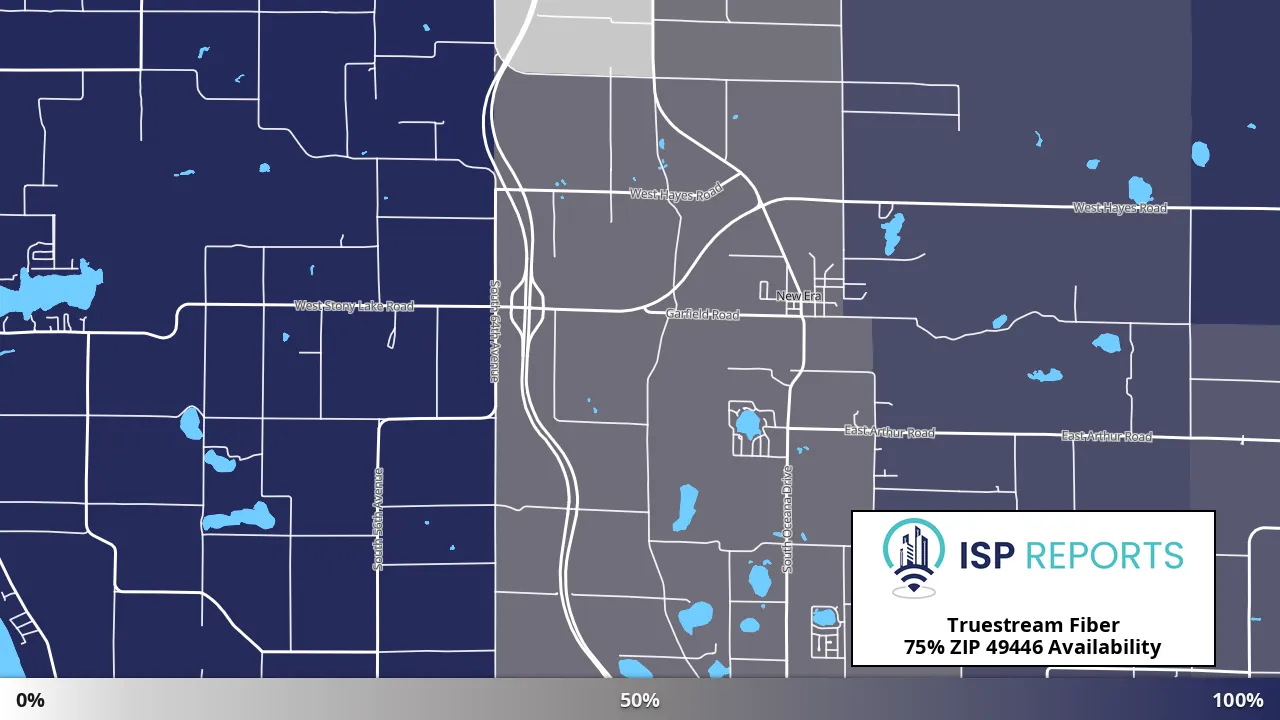 49446, MI map of internet availability