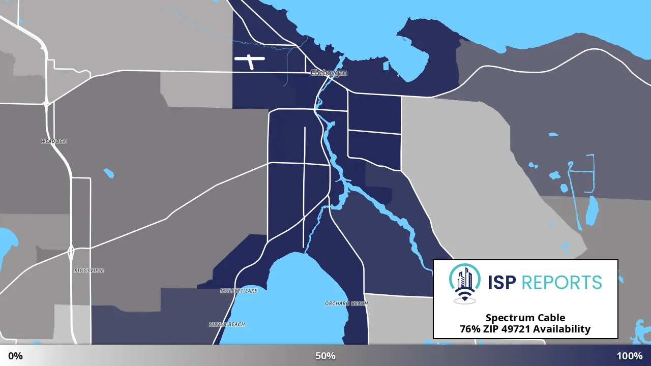 49721, MI map of internet availability