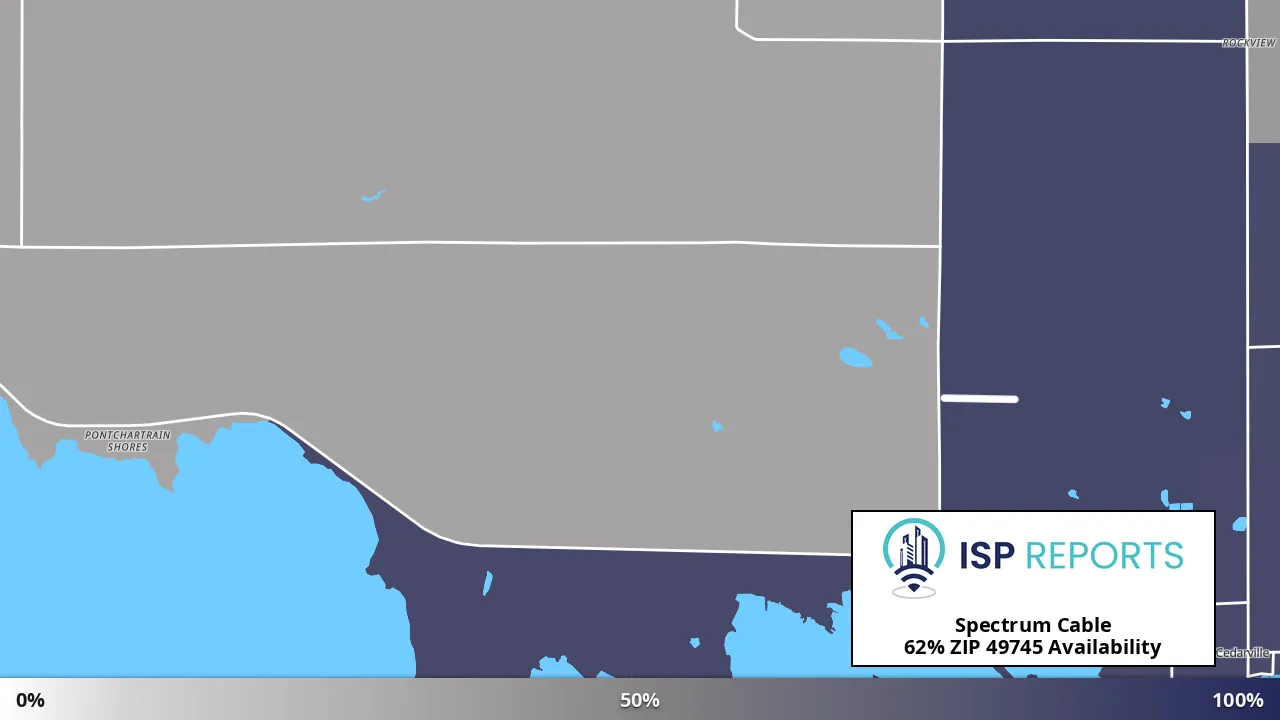49745, MI map of internet availability