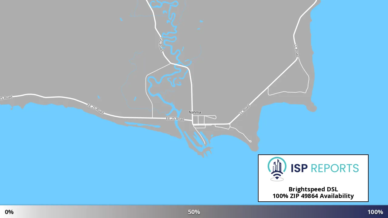 49864, MI map of internet availability